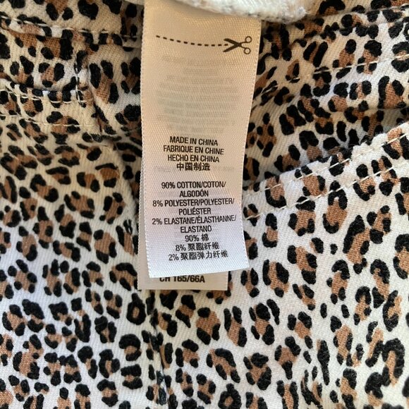 Juicy Couture Leopard Print Skinny Jeans Size 27 - Picture 4 of 8